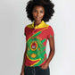 Cape Verde 1975-1992 Women Polo Shirt Coat Of Arms Grunge Style
