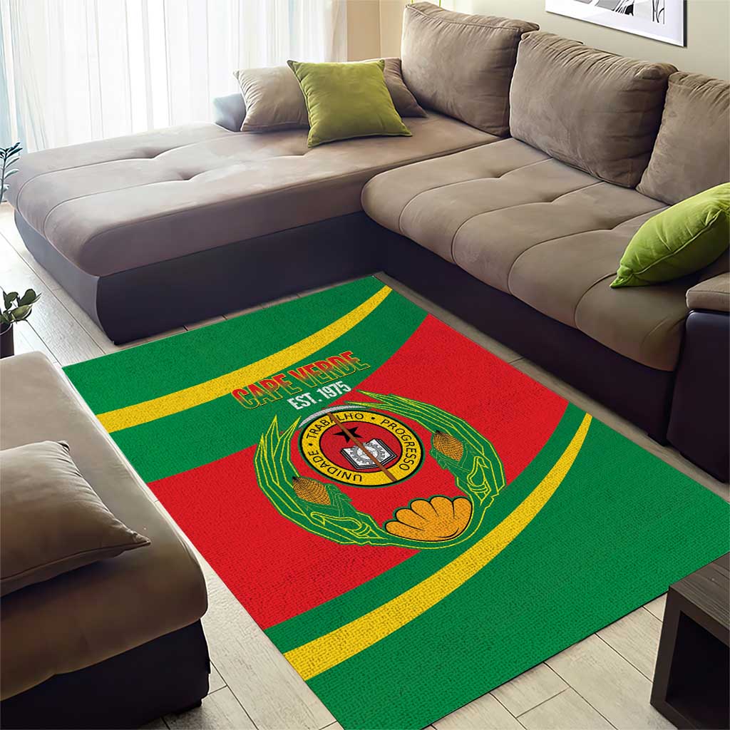 Cape Verde 1975-1992 Area Rug Unidade Trabalho Progresso