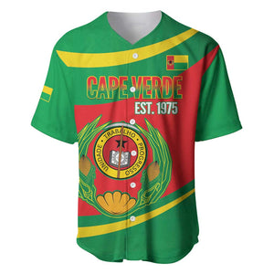 Cape Verde 1975-1992 Baseball Jersey Unidade Trabalho Progresso