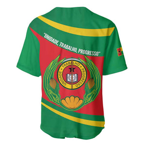 Cape Verde 1975-1992 Baseball Jersey Unidade Trabalho Progresso