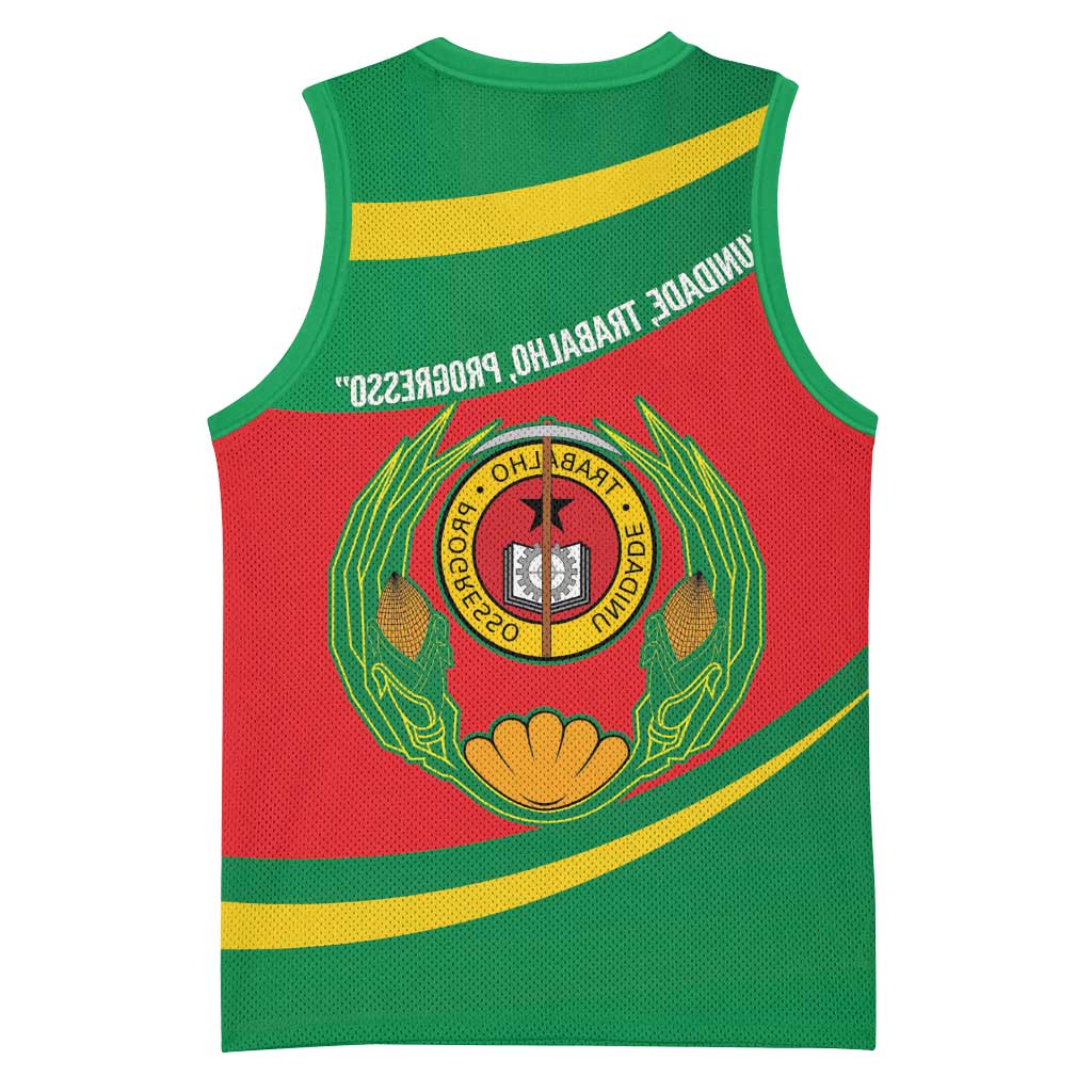 Cape Verde 1975-1992 Basketball Jersey Unidade Trabalho Progresso - African Pride