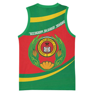 Cape Verde 1975-1992 Basketball Jersey Unidade Trabalho Progresso - African Pride