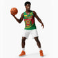 Cape Verde 1975-1992 Basketball Jersey Unidade Trabalho Progresso - African Pride