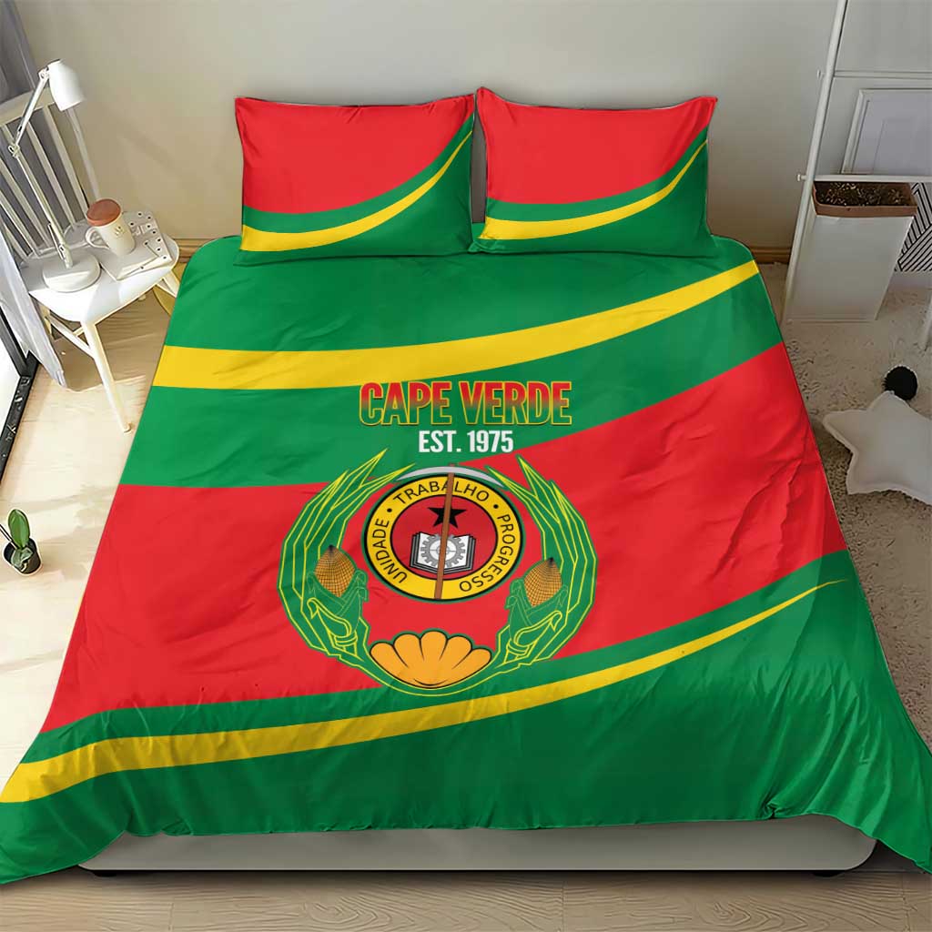 Cape Verde 1975-1992 Bedding Set Unidade Trabalho Progresso