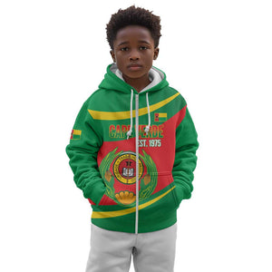 Cape Verde 1975-1992 Kid Hoodie Unidade Trabalho Progresso