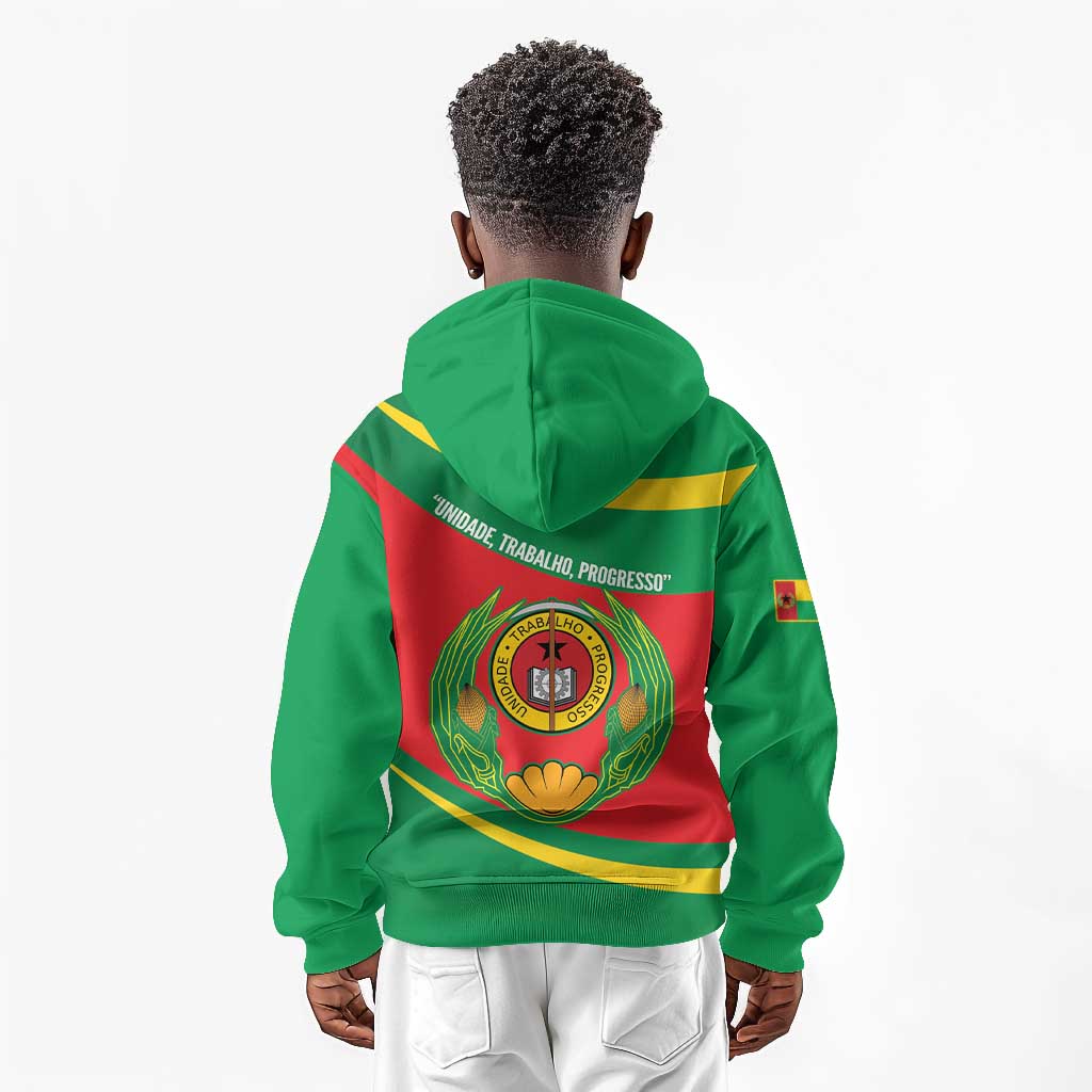 Cape Verde 1975-1992 Kid Hoodie Unidade Trabalho Progresso
