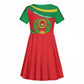 Cape Verde 1975-1992 Kid Short Sleeve Dress Unidade Trabalho Progresso