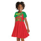 Cape Verde 1975-1992 Kid Short Sleeve Dress Unidade Trabalho Progresso