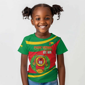 Cape Verde 1975-1992 Kid T shirt Unidade Trabalho Progresso