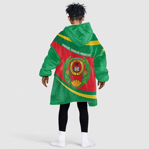 Cape Verde 1975-1992 Kid Wearable Blanket Hoodie Unidade Trabalho Progresso