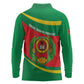 Cape Verde 1975-1992 Long Sleeve Polo Shirt Unidade Trabalho Progresso