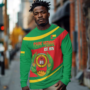 Cape Verde 1975-1992 Long Sleeve Shirt Unidade Trabalho Progresso