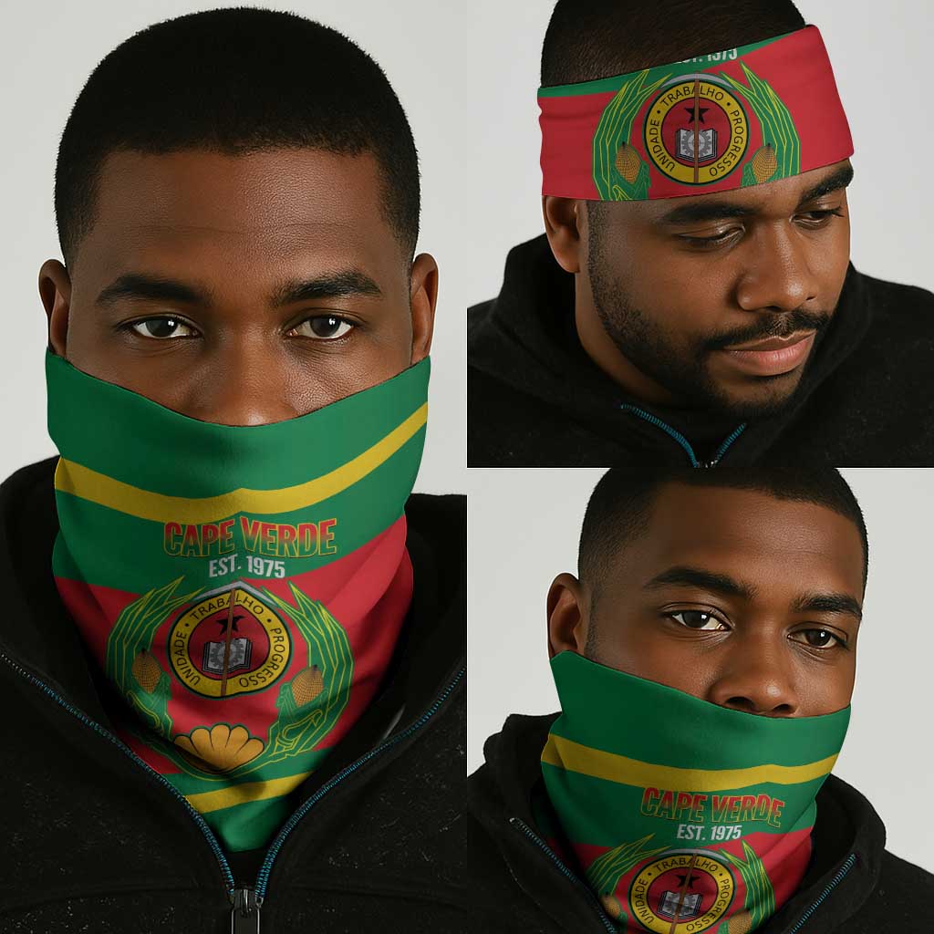 Cape Verde 1975-1992 Neck Gaiter Unidade Trabalho Progresso - African Pride