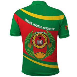 Cape Verde 1975-1992 Polo Shirt Unidade Trabalho Progresso
