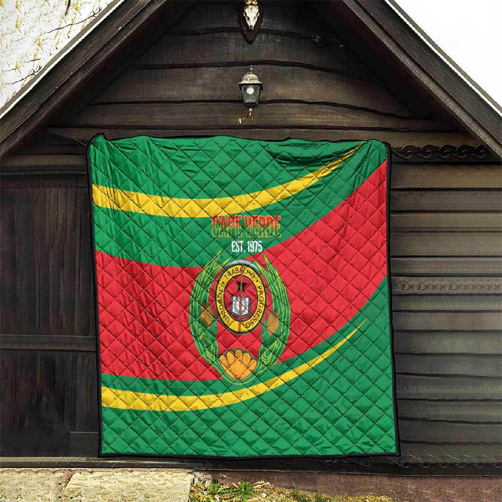 Cape Verde 1975-1992 Quilt Unidade Trabalho Progresso