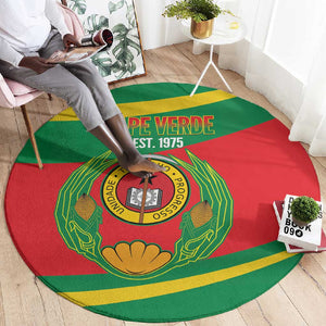Cape Verde 1975-1992 Round Carpet Unidade Trabalho Progresso
