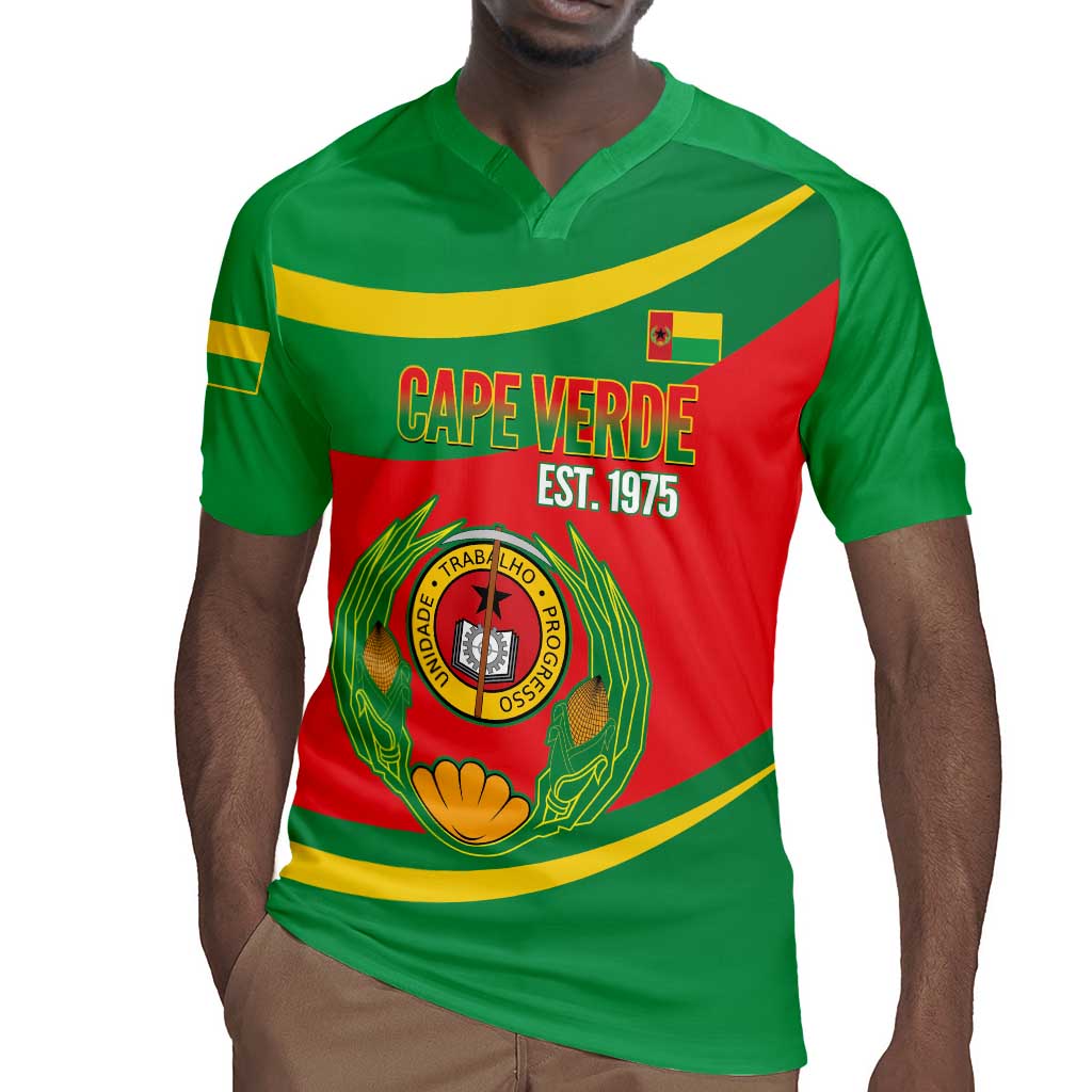 Cape Verde 1975-1992 Rugby Jersey Unidade Trabalho Progresso