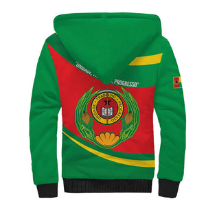 Cape Verde 1975-1992 Sherpa Hoodie Unidade Trabalho Progresso