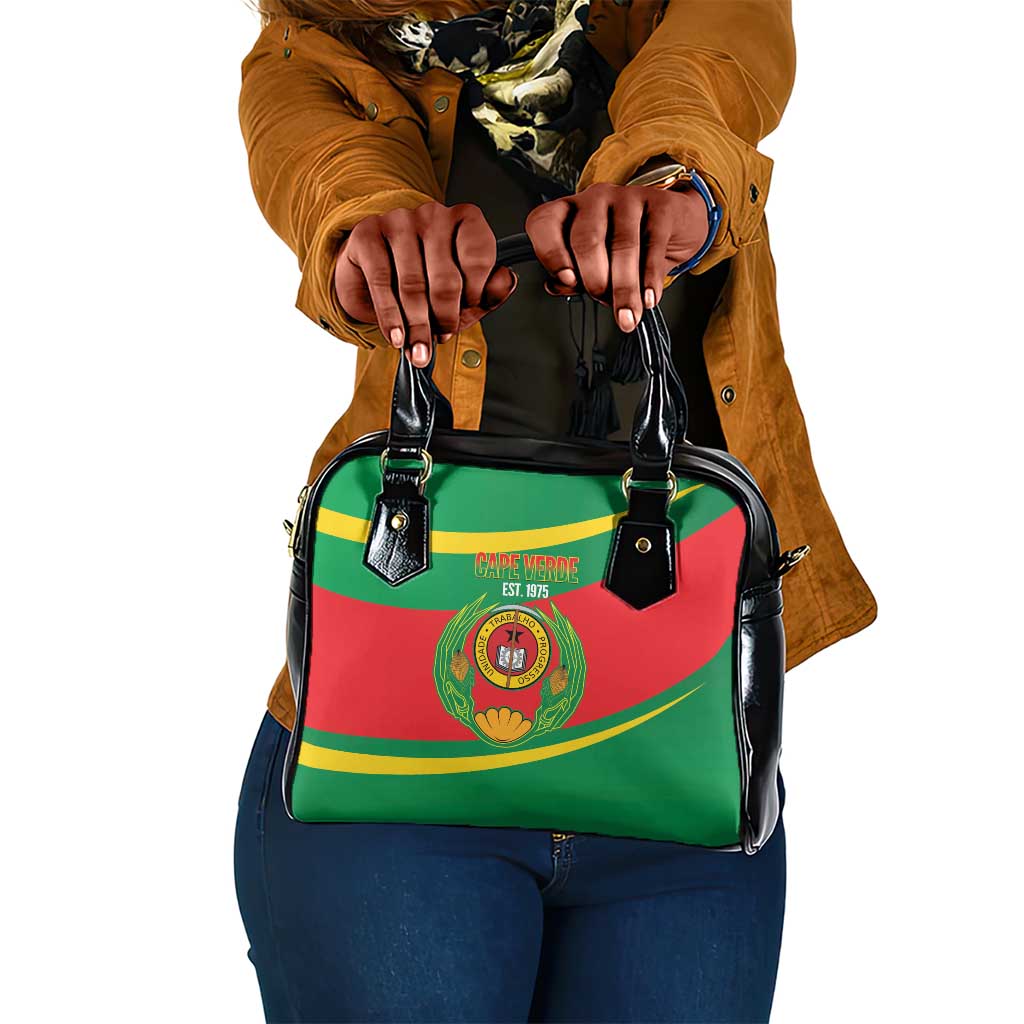 Cape Verde 1975-1992 Shoulder Handbag Unidade Trabalho Progresso