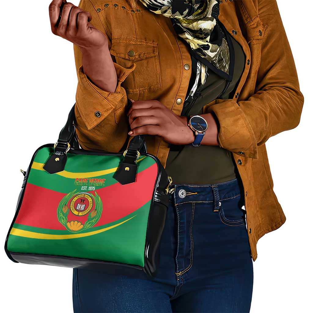 Cape Verde 1975-1992 Shoulder Handbag Unidade Trabalho Progresso
