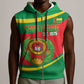 Cape Verde 1975-1992 Sleeveless Zip Hoodie Unidade Trabalho Progresso - African Pride