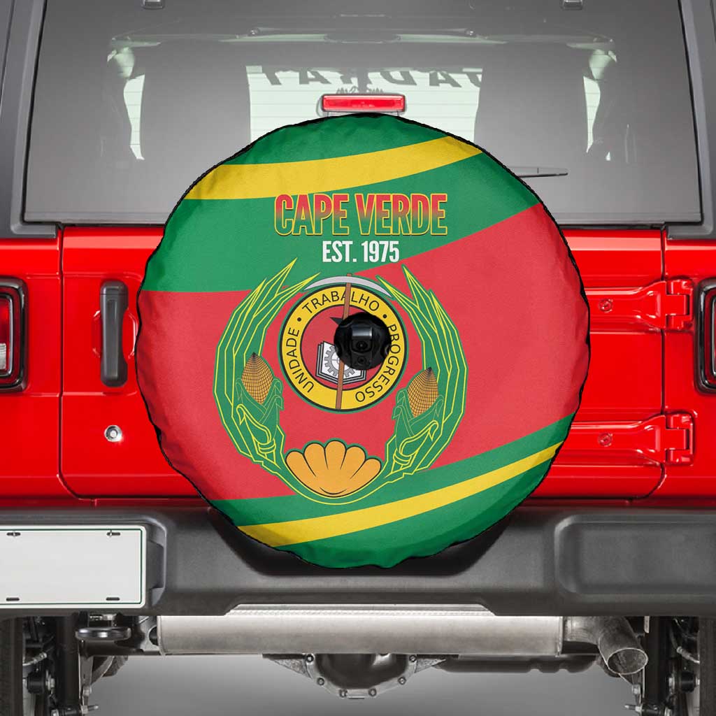 Cape Verde 1975-1992 Spare Tire Cover Unidade Trabalho Progresso