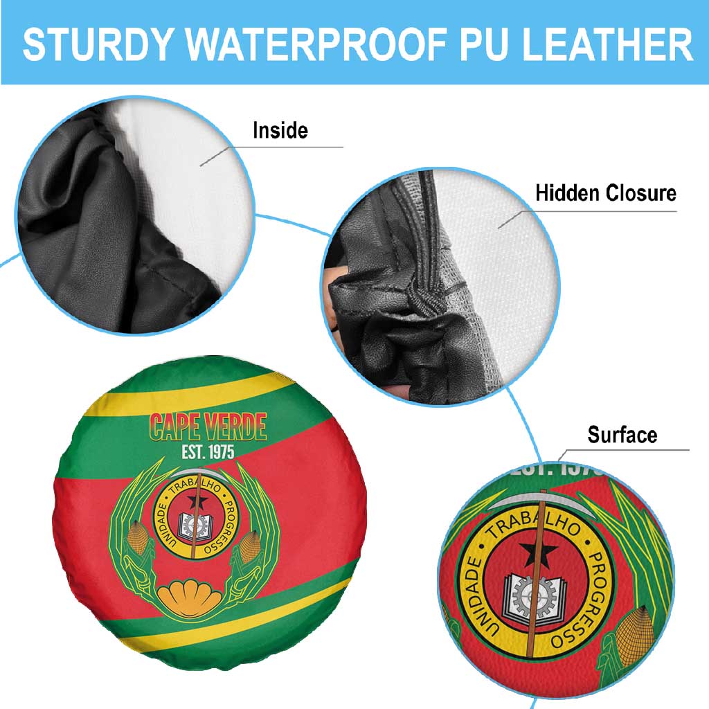 Cape Verde 1975-1992 Spare Tire Cover Unidade Trabalho Progresso