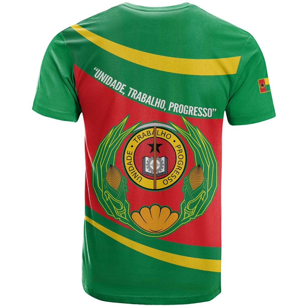 Cape Verde 1975-1992 T shirt Unidade Trabalho Progresso