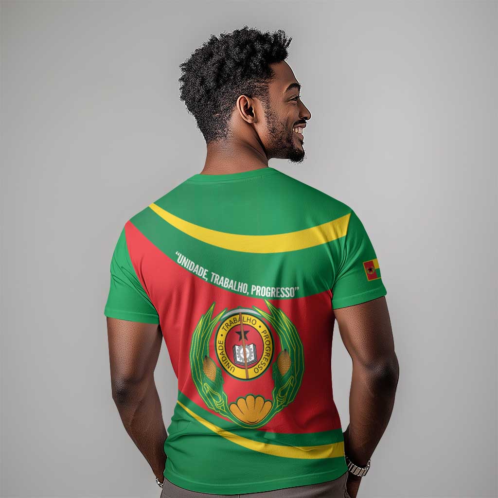 Cape Verde 1975-1992 T shirt Unidade Trabalho Progresso