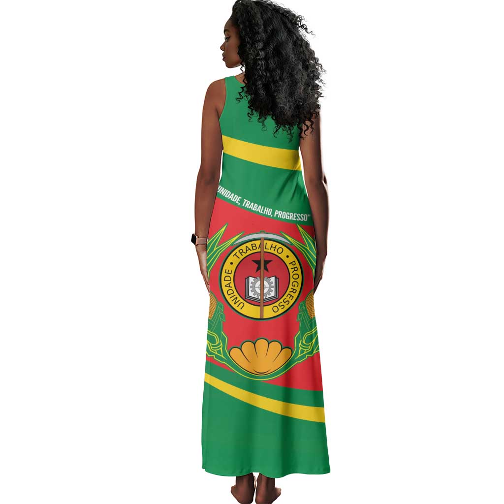 Cape Verde 1975-1992 Tank Maxi Dress Unidade Trabalho Progresso