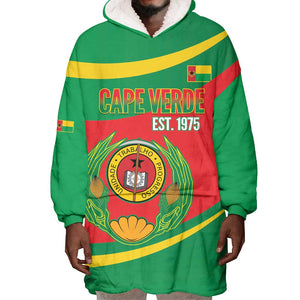 Cape Verde 1975-1992 Wearable Blanket Hoodie Unidade Trabalho Progresso