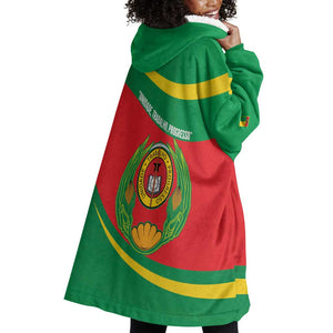 Cape Verde 1975-1992 Wearable Blanket Hoodie Unidade Trabalho Progresso