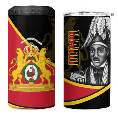 First Empire Of Haiti 1804-1806 4 in 1 Can Cooler Tumbler Jean-Jacques Dessalines Liberte ou la Mort!