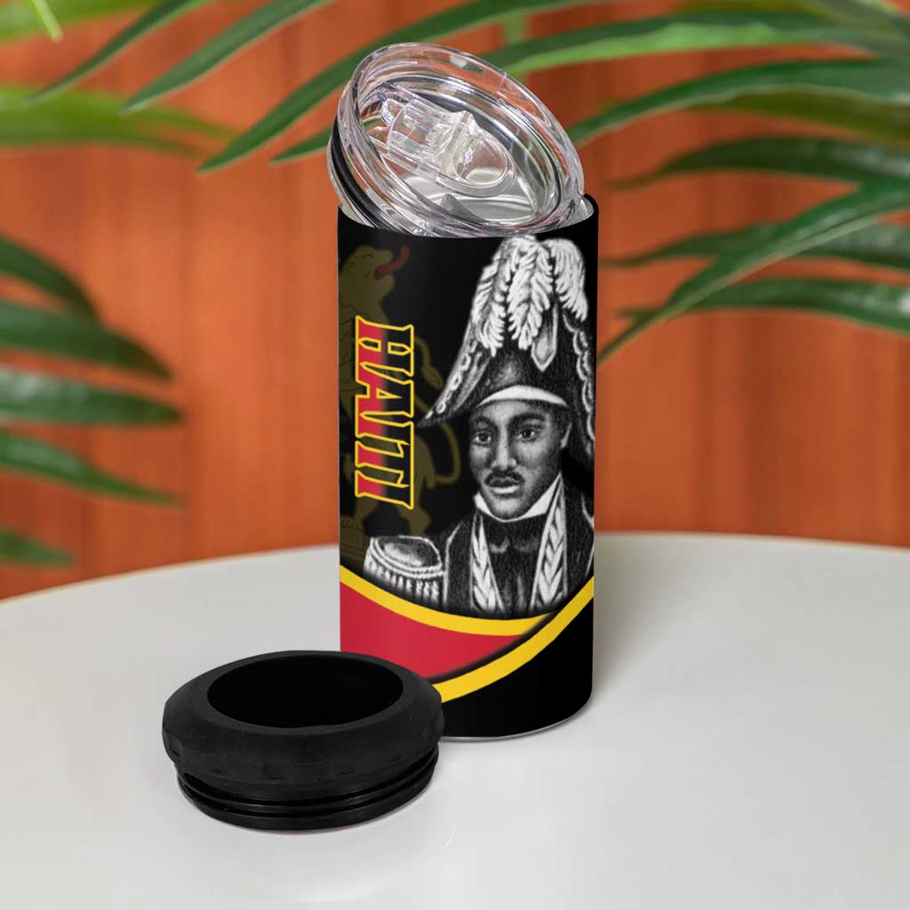 First Empire Of Haiti 1804-1806 4 in 1 Can Cooler Tumbler Jean-Jacques Dessalines Liberte ou la Mort!