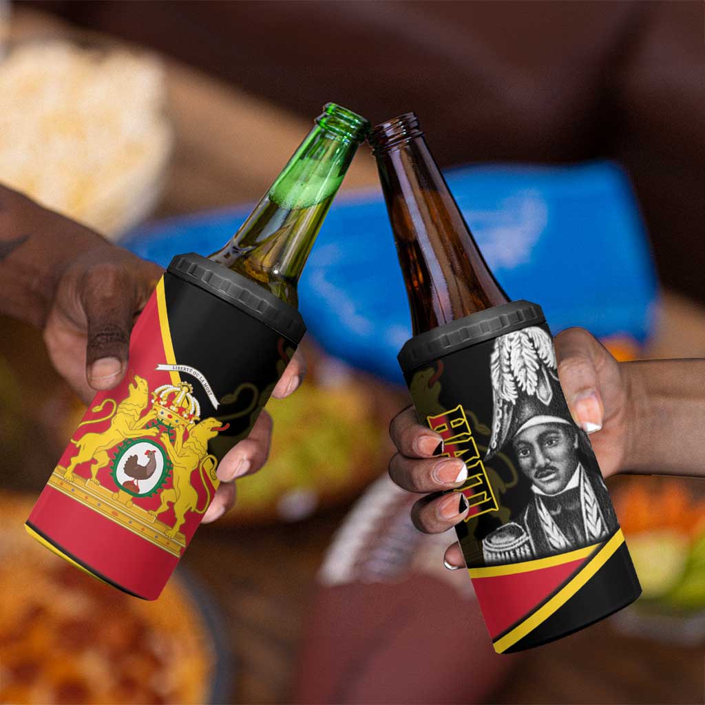 First Empire Of Haiti 1804-1806 4 in 1 Can Cooler Tumbler Jean-Jacques Dessalines Liberte ou la Mort!