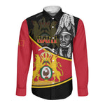 First Empire Of Haiti 1804-1806 Long Sleeve Button Shirt Jean-Jacques Dessalines Liberte ou la Mort!