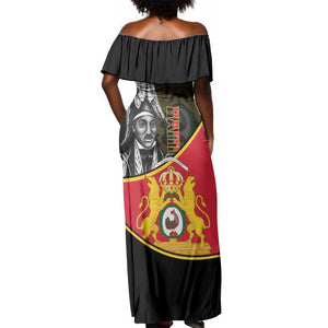 First Empire Of Haiti 1804-1806 Off Shoulder Maxi Dress Jean-Jacques Dessalines Liberte ou la Mort!