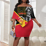 First Empire Of Haiti 1804-1806 Off Shoulder Short Dress Jean-Jacques Dessalines Liberte ou la Mort!