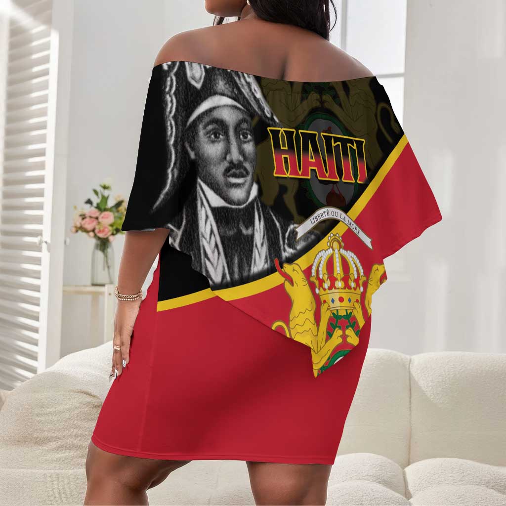 First Empire Of Haiti 1804-1806 Off Shoulder Short Dress Jean-Jacques Dessalines Liberte ou la Mort!