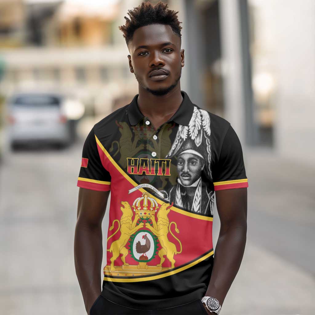 First Empire Of Haiti 1804-1806 Polo Shirt Jean-Jacques Dessalines Liberte ou la Mort!