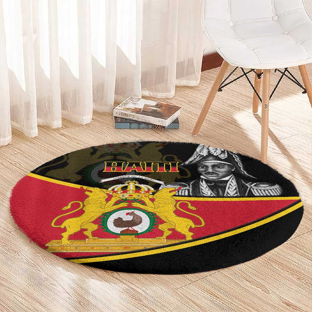 First Empire Of Haiti 1804-1806 Round Carpet Jean-Jacques Dessalines Liberte ou la Mort!