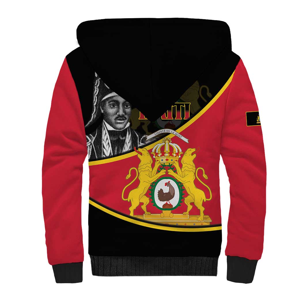 First Empire Of Haiti 1804-1806 Sherpa Hoodie Jean-Jacques Dessalines Liberte ou la Mort!