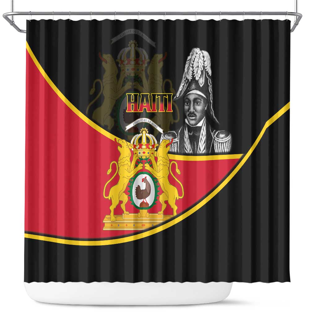 First Empire Of Haiti 1804-1806 Shower Curtain Jean-Jacques Dessalines Liberte ou la Mort!