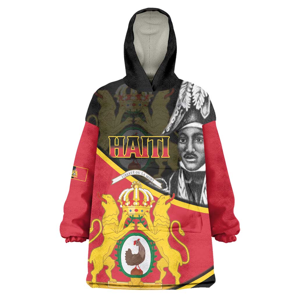 First Empire Of Haiti 1804-1806 Wearable Blanket Hoodie Jean-Jacques Dessalines Liberte ou la Mort!