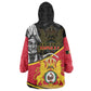 First Empire Of Haiti 1804-1806 Wearable Blanket Hoodie Jean-Jacques Dessalines Liberte ou la Mort!