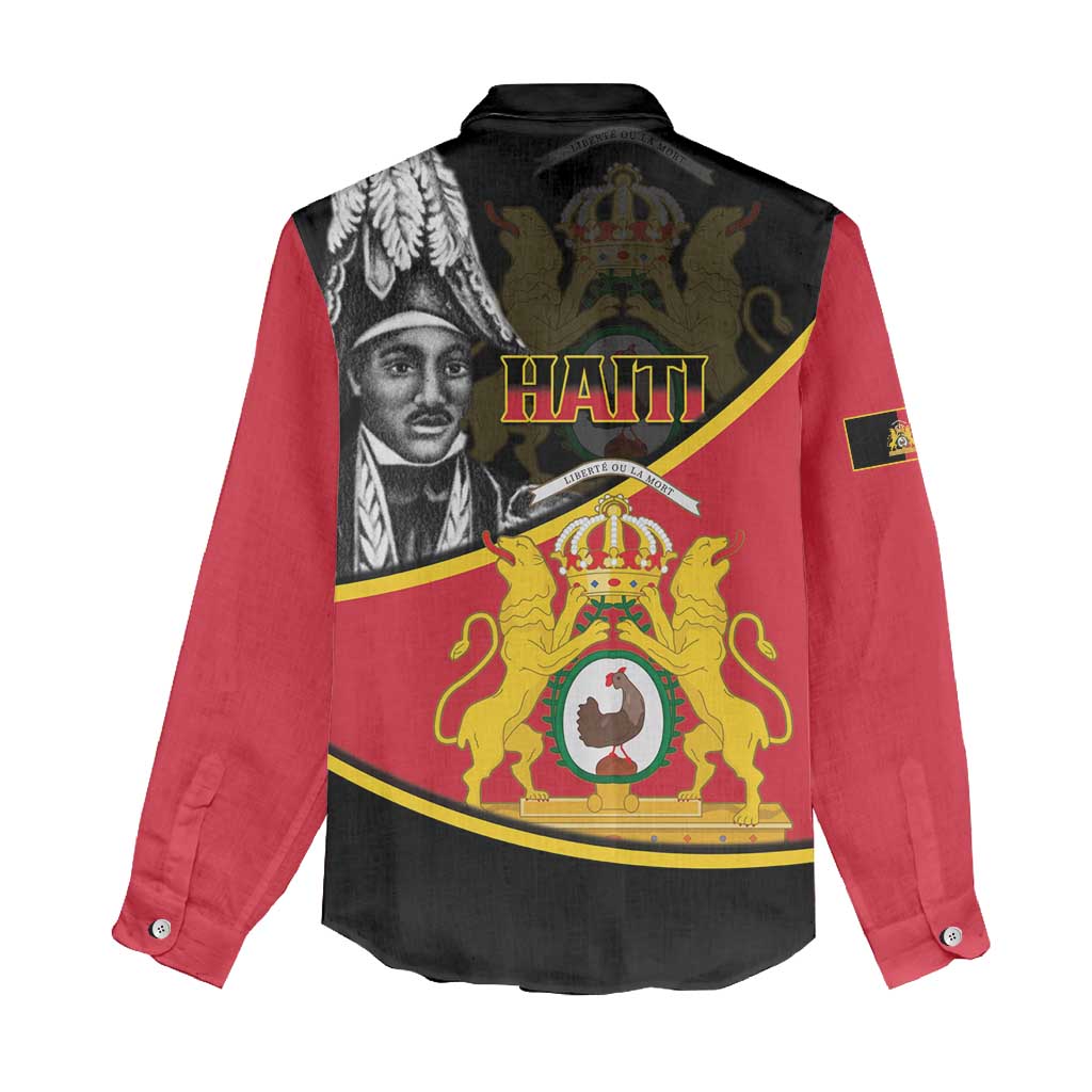 First Empire Of Haiti 1804-1806 Women Casual Shirt Jean-Jacques Dessalines Liberte ou la Mort!
