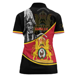 First Empire Of Haiti 1804-1806 Women Polo Shirt Jean-Jacques Dessalines Liberte ou la Mort!