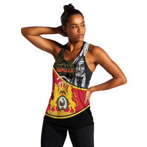First Empire Of Haiti 1804-1806 Women Racerback Tank Jean-Jacques Dessalines Liberte ou la Mort!