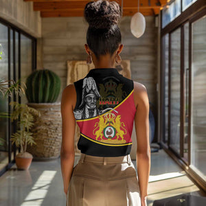 First Empire Of Haiti 1804-1806 Women Sleeveless Polo Shirt Jean-Jacques Dessalines Liberte ou la Mort!