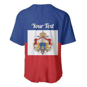 Personalised Second Empire of Haiti 1849-1859 Baseball Jersey Anpi an Ayiti Flag Style